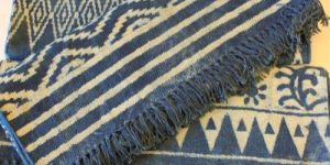 Indigo Block Print Floor Rugs