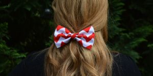 Rubber Band Hair Bow