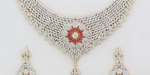 American Diamond Necklace Set