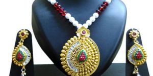 Gold Plated Pendant Set