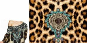 Leopard Print Kaftan