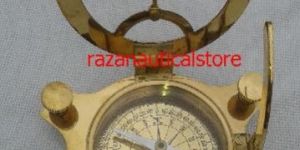 Nautical Brass Sundial Compass