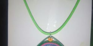 Handmade Paper Quilling Pendant Set