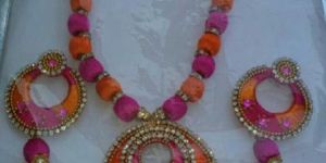 Silk Thread Necklace Set