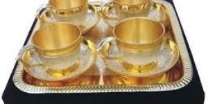 Brass Cup Set
