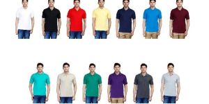 Single Color Mens Polo T-Shirts
