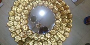 Metal Flower Mirrors