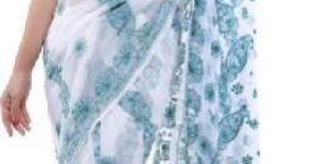 Georgette Embroidered Sarees