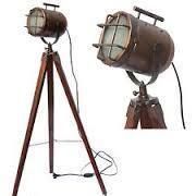 Antique Spot Light Beautiful Tripod Stand