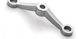 Two Way Straight Glass Spider Fittings Casting