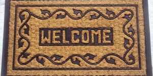 Non Brushed Rubberised Coir Mats