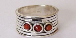 Indian 925 Silver Gemstone Ring Jewelry