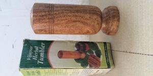 Vijaysar Wood Tumbler