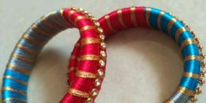 Multi Color Silk Thread Bangle