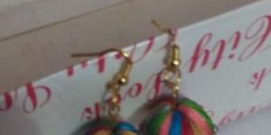 SILK THREAD EARRINGS