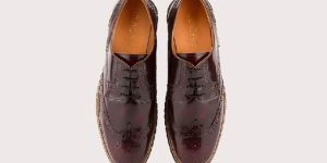 BRUSHED BURGUNDY BROGUE HYBRID