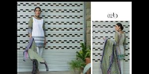 Cotton Lawn Embroidered Unstithced Salwar Kameez