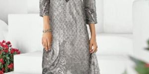 Organdy Cotton Printed Trendy Blue Salwar Kameez