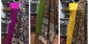 Kalamkari Cotton Printed Suits