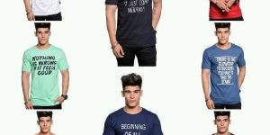 Mens T Shirt DF 102 Half Sleeves Printed Round Neck