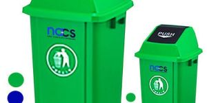 Swing Lid Plastic Dustbin