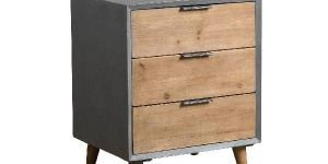 Wooden Drawer End Tables