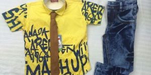 Boys Half Shirt Pant Set