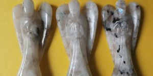 White Rainbow Moonstone Angels