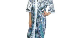 Womens Cotton Mandala Kimono Bathrobes House Coat