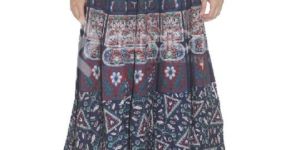 Ethnic Mandala Long Boho Mandala Printed Rapron Skirt