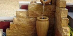 Teak Sandstone Fountain