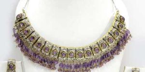 Stone Beaded Necklace Set