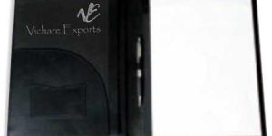 Leather Conference Folder
