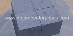 Cubes Black Machine Cut