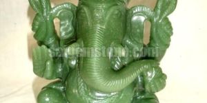Carved Ganesh Statue