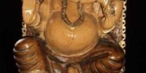 Wooden God Ganesh