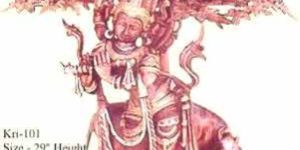 Brass Krishna Statue