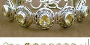 Silver Citrine Bracelet