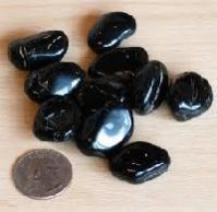 Tumbled Black Stone