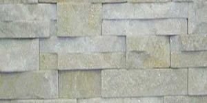 White Mica Stacking Stone Tiles
