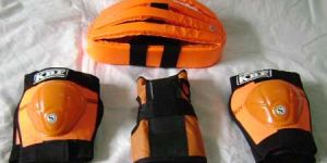 Orange Skating Guards