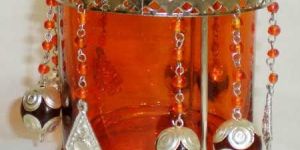 Beaded Votive Candle Holder