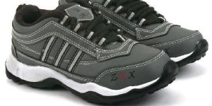 Kids Grey & Black Shoes