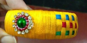 Silk Thread Multicolor Kada