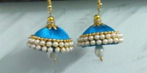 Silk Thread Jhumkas