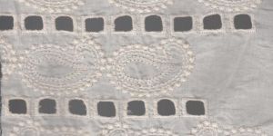 Aarya Ethnics Cotton Cambric Chicken Embroidered Bleach Fabrics_DN-13