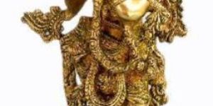 Brass Krishna Statue