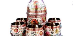 Wine Glass & Bottle Set