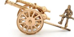 Little India Brass Rajasthani Canon Handicraft Home Decor
