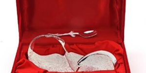 Little India Silver Polish Brass Duck Shape Freshener Bowl